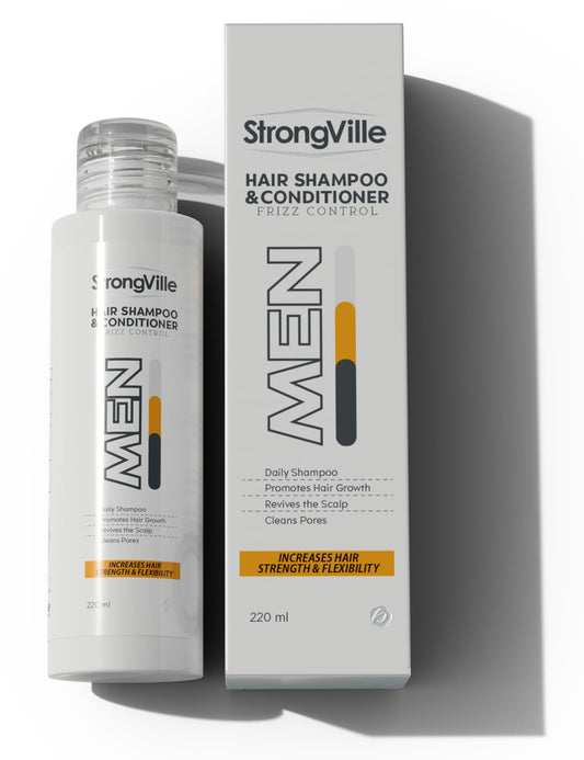 Strongville hair shampoo and conditioner men 220 ml