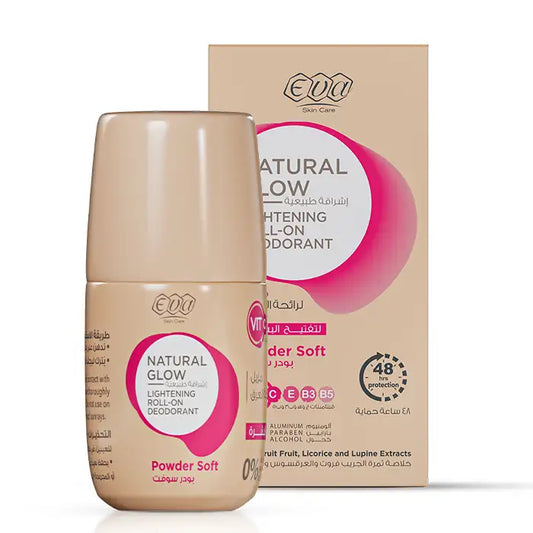 va Skin Care Natural Glow Lightening Roll-On Deodorant - powder soft 60 gm