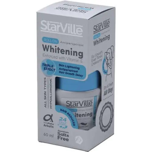 Star Ville Whitening Roll-On Hair Reducer - 60 ml