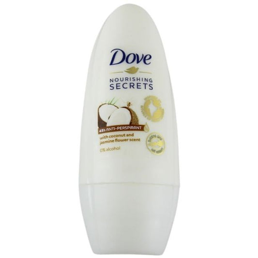 Dove Nourishing Secrets Roll-On Anti Perspirant with Coconut and Jasmine Flower Scent - 50 ml