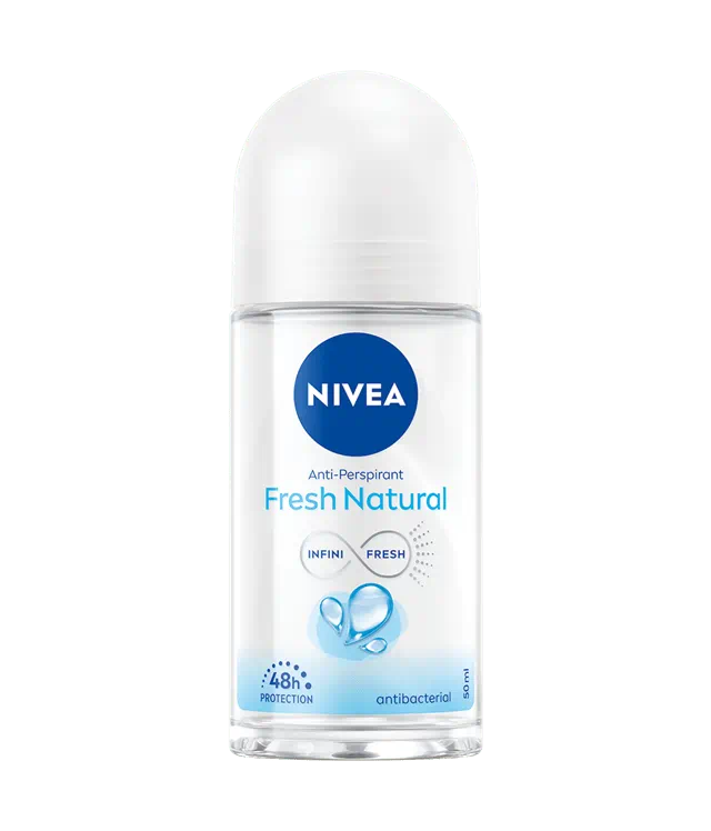 Nivea Fresh Natural Roll-On Deodorant Pack of 3 x 50 ml