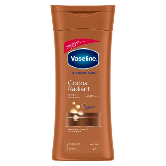 Vaseline Essential Moisture Cocoa Radiant Lotion 200 ml.
